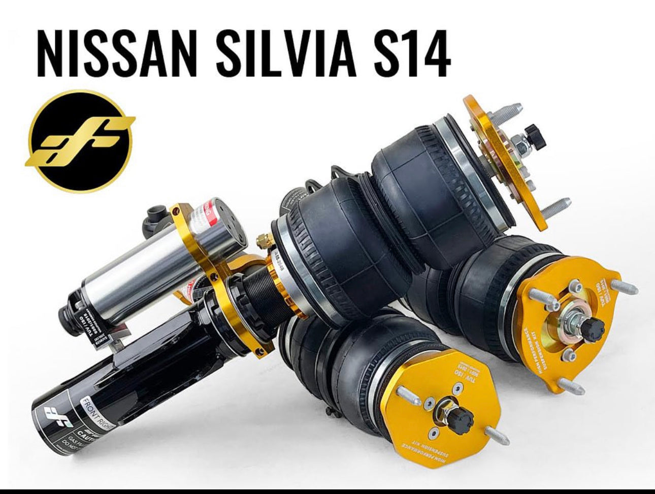 * AIRFORCE SUSPENSION NISSAN 240SX / SILVIA S14 / S15 AIRSTRUTS.