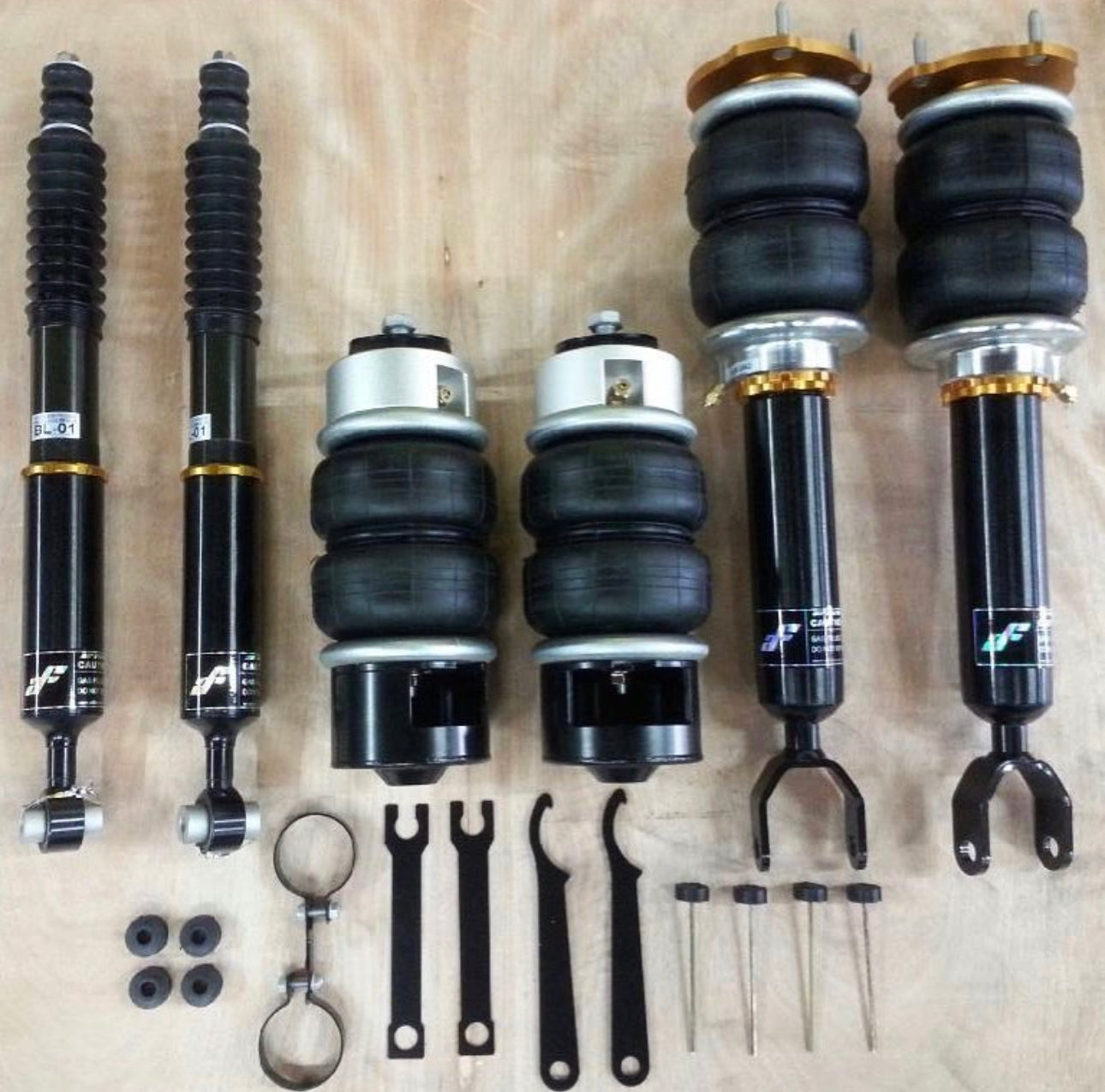 * AIRFORCE SUSPENSION MERCEDES BENZ E63 AMG W211 AIRSTRUTS.