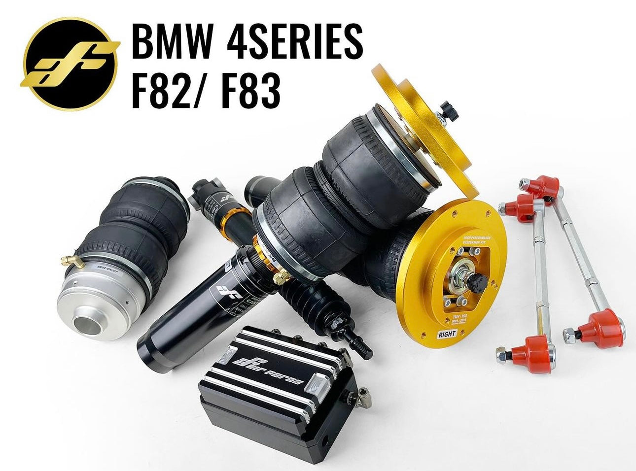 * AIRFORCE SUSPENSION BMW F SERIES AIRSTRUTS.