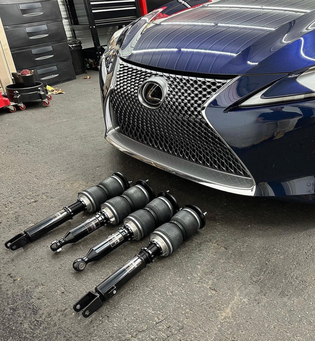 AIRDEMAND SUSPENSION LEXUS LC500 / LS500 AIRSTRUTS.